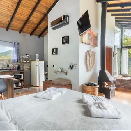 Cabana Sassafras Com Hidromassagem Alfredo Wagner Exterior photo
